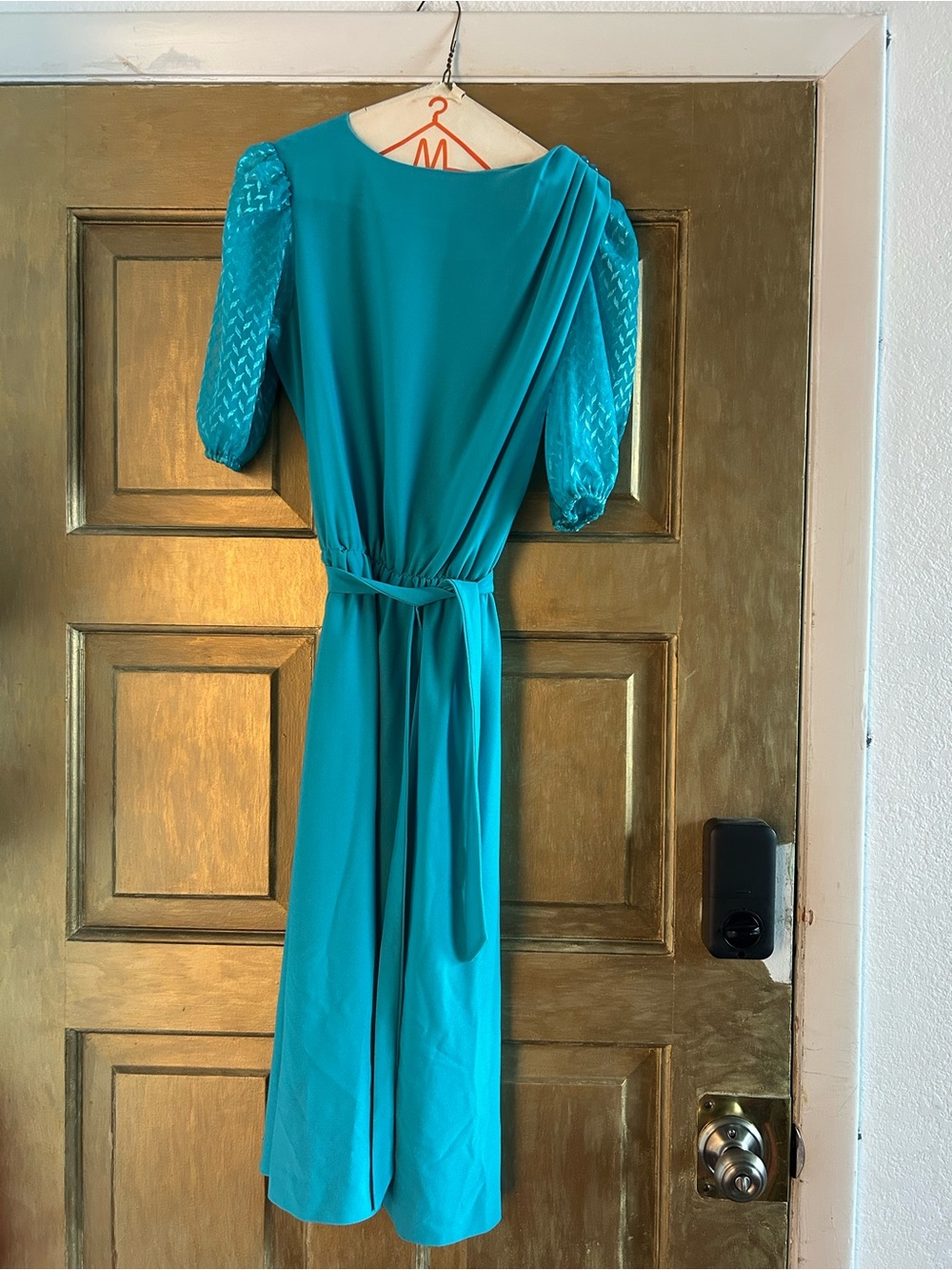 Vintage turquoise dress